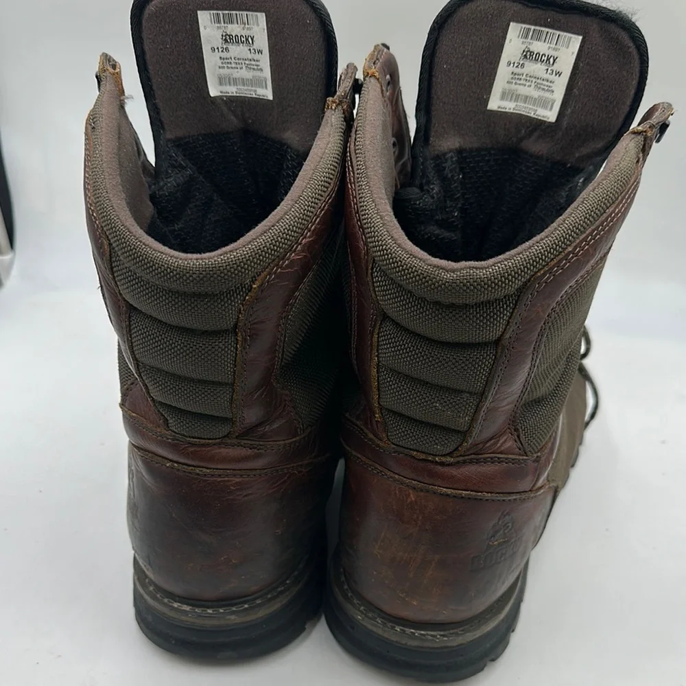 Rocky Gore-Tex Cornstalker Waterproof 600 Gram Insulated Boot Work 13 WIDE
